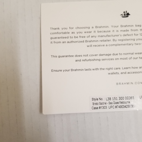 NWT Brahmin Bristol Satchel - Picture 2 of 5